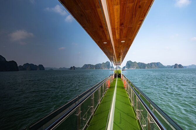 The Best 5 Star Halong Bay Cruise with Buffet,pool, Sunset Party - Ti Top Island: Swim or Climb for the Panorama