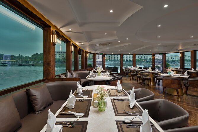 The Catamaran Luxury Day Cruise to Halong Bay from Hanoi(Best Selling) - Stop in Lan Ha Bay: kayaking or bamboo boat + cave time