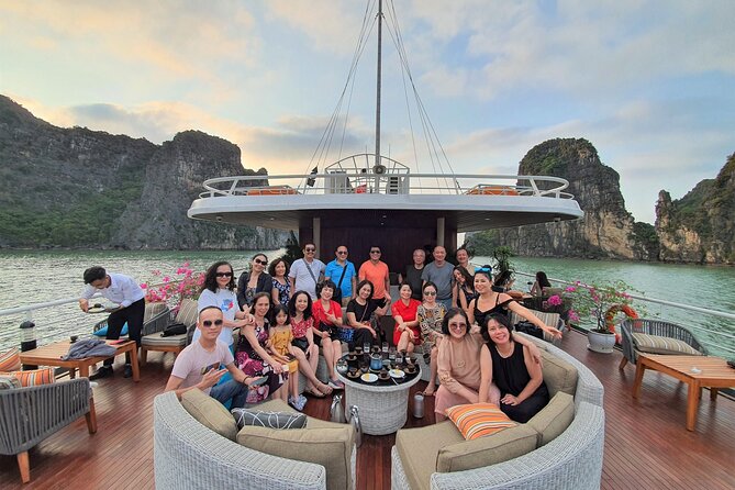 The Halong Catamaran Premium Cruise - Lan Ha Bay Cruise Trip - Lan Ha Bay Afternoon: Frog Pond, Trampoline, Water Slide, and Swimming