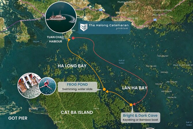 The Halong Catamaran Premium Cruise - Lan Ha Bay Cruise Trip - How the Timing Works When You Start at Tuan Chau
