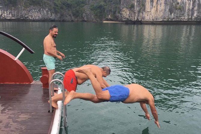 The Most Luxurious Ha Long Bay 1 Day Trip - Jadesails Cruise - Lunch, Sunset Deck Party, and how the day stays enjoyable