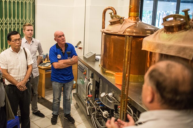 The Original Craft Beer tour of Hanoi - Stop 2: Hearing the Story Behind a New Local Brewery