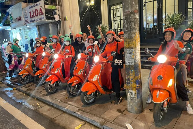Vespa Female Ao Dai riders Night Street Food + See Train Street - Price and value: is $68 really fair here?