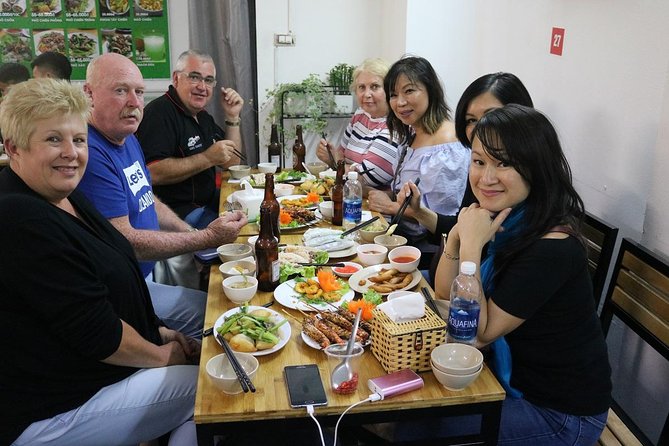 Vespa Saigon By Night Street Food Tour - Dinner Flow in the City: From Vietnamese Pancakes to Spring Rolls