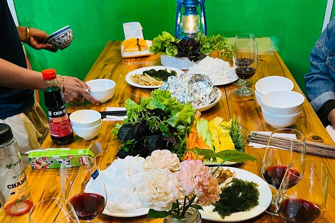 Vietnamese Spring Rolls Cooking Class - Ingredient Prep in Plain Sight: Herbs, Vegetables, Noodles, Mushrooms