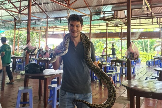VIP Tour: Cu Chi Tunnels & Mekong Delta 1 Day | Shooting Guns - Mekong Delta: My Tho boat trip on the Tien River