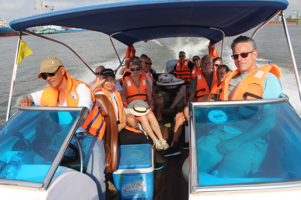 VIP Tour Enjoy Romantic Sunset by Speed Boat Free Cocktail - Pickup, boarding, and the first views from Saigon Waterbus Station