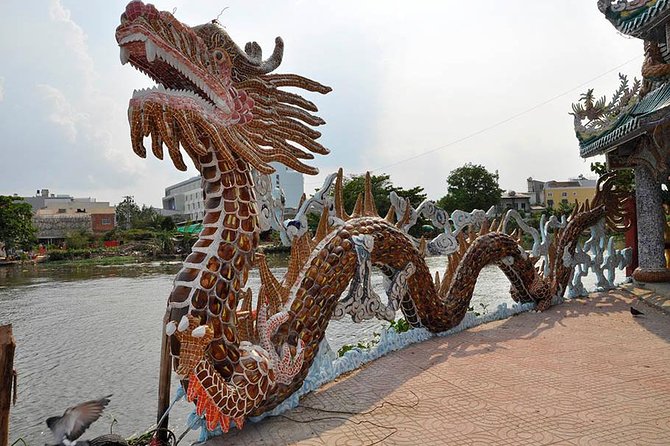 VIP Tour in Dragon Floating Temple sightseeing by SpeedBoat - Passing Saigon Bridge and Saigon Port: the river view you don’t get from taxis
