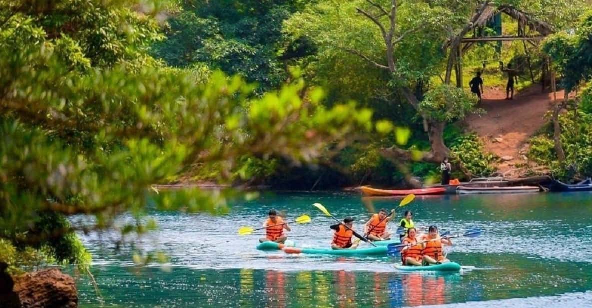 Zipline Dark Cave & Phong Nha Cave Tour : Dong Hoi/Phong Nha - Swimming into the cave mouth, mud baths, and the rinse-off swim